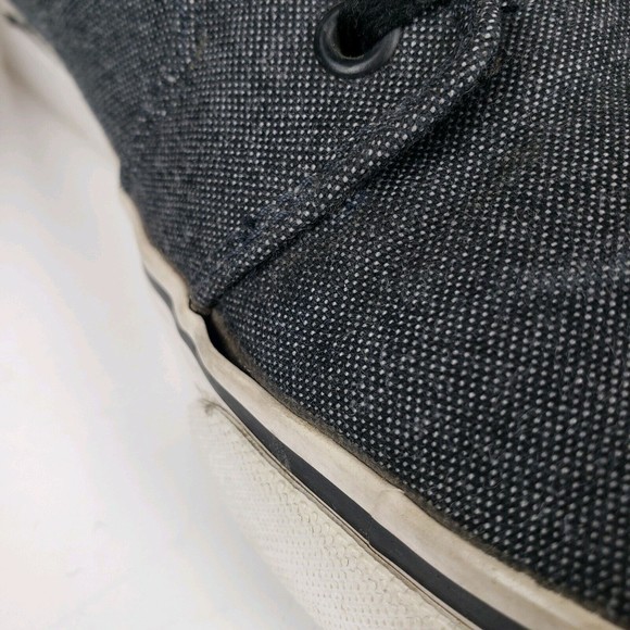 DC Mens Anvil TX SE Canvas Sneaker Black Dark Grey White ADYS300036 Size 9 - Picture 3 of 12